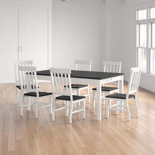 Laurel Foundry Modern Farmhouse Jolin Piece Extendable Dining Set